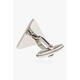 
LANVIN Geometric Metal Cufflinks Details Men's Business Forecast Accessories White TU