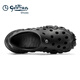 Goldlion Sandalen Herren Sommer 2025 Neue dickdelige nicht schlupfende atmungsaktive lässige Schuhe Pantoffeln Herrenloch Schuhe Schwarz 40