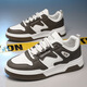 
Summer casual men's shoes breathable board shoes men's student trendy versatile white shoes thick-soled sneakers casual board shoes 6607 black 40