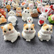 He Jiangong mini animal mini blind bag simulation small toy cartoon rabbit kitten children's resin desktop small ornaments animal blind bag (random 20 packs)