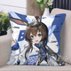 Ark of Tomorrow, Luosen Chongyue Amiya Dormitory Nap Sofa Pillow Bedside Bedside Backrest Cushion Pillow D1047 XiQ 45cm*45cm Pillow core with centimeters + double-sided picture
