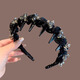 Idel Princess of Paris headband for women 2025 new high-end rhinestone braid fashion hairpin fashionable high skull headband F3425 rhinestone star headband