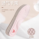 Foot Lijian autumn and winter non-slip insoles for women, thin mugwort deodorant for men, sweat-absorbent, deodorant, soft sole, comfortable, pink 2 pairs, size 37-38