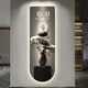 Clock drawing stone to operate the entrance clock drawing living room high-level wall light corridor corridor luminous electronic wall clock 2025 new model DQ6190 [luminous electronic clock model] 47-inch 40*120cm lightless digital display screen plug-in