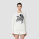 MaxMara 2025早秋新品女装绵羊毛提花羊绒毛衣1366015106 白色 XS