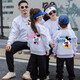 Ultraman Klein Blue High-End-Eltern-Kind Herbst 2025 Neue trendige Familie Drei- und Vier-Set-Langhülle Pure Cotton Sweatshirt Heißer Verkauf Langarm Trendy Miklein Blue Top 80 Jungen