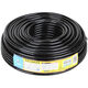 Qiuyeyuan original Q2604/QS6167 Category 6 dual shielded outdoor waterproof network cable Gigabit monitoring POE network cable Black 305m