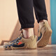 Herrenschuhe 2025 Neues Sommer-Mesh atmungsaktives trendige Marke VERSATILE Casual Forrest Gump Schuhe Herren Sportheighöhen-Verstärkungs-Dad-Schuhe (JL) AS9905 Khaki 46