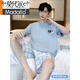 Modal Pajamas Summer Cotton puro algodón puro 2025 Nuevo adolescente Summer Shorts Shorts Sortes para hombres Ropa para ropa exterior HD9928 L [Adecuado para 100-120 Jin [Jin es igual a 0,5 kg]]]