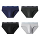 Yiershuang men's underwear men's pure cotton shorts antibacterial inner gear comfortable breathable mid-waist shorts for dad and father