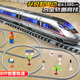Legierung Fernbedienung mit Hochgeschwindigkeits-Schiene Spielzeugzug Fuxing Kinder Emu Model Boy Track Toys Kindertag Geschenk [Fernbedienungsversion] Legierung Fuxing Emu-Silver-2 Abschnitt