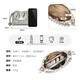 Vogelscheuche (mexikanische) Tasche für Frauen auf Sommermode und vielseitige Crossbody-Umhängetaschen Schmetterling Silber Nische Textur Wolkentasche Silber (Vorverkauf an 5,3 Tagen)