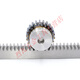 JPHZNB Sporn Rack Rail Zahnoberfläche Installationsloch 1 Form 1,5 Form 2 Form 2,5 Form 3 Form Mechanischer Zahnrad Rack 45# Stahl 1 Schimmel 12121 Meter Zahn Gesicht (kein Quenching