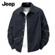 JEEP long-sleeved shirt men's 2025 spring and autumn coat new casual loose versatile cotton work shirt