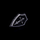 Shijun (shijun) broche masculino collar de collar masculino traje broche broche retro cruz star star star shield platinum broche + gemlink set