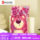 Manlang Strawberry Bear Digital Oil Pintura al óleo de bricolaje Coloración de la frambuesa pintada a mano tiene problemas de dibujos animados de aceite acrílico Color Pintura decorativa QX12596 50*65 cm Marco de fotos (color opcional) + Pigmento de cepillo