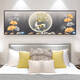 Palabres de pintura de dormitorio yonghuan Pegatinas Autoadhesivas Decoración Hotel Hotel Homestay Sala de estar Sofá Papacinas Mural Pegatinas Home y riqueza-TH-1391 No. 1 Ancho 90cmx Altura 30 cm