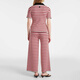La Doublej [chinesisches Valentinstagsgeschenke] Checkers gestrickt Polo -Hemd P01051950 Beige XS XS