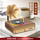 Mountain Shui Retro Bluetooth-Lautsprecher Hochwertiger Subwoofer Home Wohnzimmer Hifi Desktop Audioverstärker All-in-Off-Büro-Haus-TV-Computer-Surround-Sound Bluetooth Audio V13 Holzkorn + 5.3 Bluetooth + Dual Channel + Sleep Aid