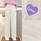 
Balabala girls wide-leg pants summer thin children's ice silk pants large children's summer sweatpants girls summer trousers suit 15025 meters white + 15277 blue 120 cm