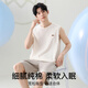 Katzenmann 100% reiner Baumwollpyjama Männer [können ärmellose Weste draußen tragen] Sommer Dünner cooler Teenager Home Clothing Set