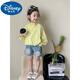 Disney Children's Sun Protection Clothing Girls Summer 2025 New Ice Silk Sun Protection Clothing Summer Girls Skin Clothing Lightweight Jacket Yellow 120