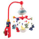 Jule Baby Ju Le Baby Neugeborene Krippe Bell Baby Kinderwagen Bett Anhänger Rotary Bett hängen Klingeln Block Baby Wind Glockenspiele auf der Bett Standard Edition - Red Remote Control + Batterie Modell + Geschenkboxpackung