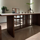 Aesthetic School New Chinese Solid Wood Tea Table 2025 New Modern Simple Home Living Room Walnut Tea Table Chinese Ancient Style Tea Table Customized Contact Customer Service