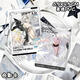Zhiku Convex Hero x Nice Anime Perifheral Internet Celebrity Card Tarjeta pequeña Photo Tarjeta de fotos High Translucente Colgante de mijo Nice-AS1396 Tarjeta translúcida