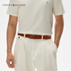 
TOMMY HILFIGER [Double-sided] Men's retro pin buckle leather business casual belt belt AM0AM12053 Black brown GB8 105cm