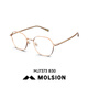 Mosen glasses irregular multi-frame optical mirror light and versatile gold wire small frame can match the degree MJ7373B15 single frame