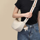 viney's new cowhide bag women's bag luxury crossbody bag fashionable small bag birthday gift for girlfriend wife [beak] practical one-shoulder armpit bag high-end fashion brand lightweight and simple dumpling bag