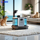 Klinsmann high temperature steam fabric machine sofa cleaning machine household all-in-one suction carpet and curtain cleaning machine carpet cleaning and mite removal machine C988 steam model about 100 degrees steam + 90 degrees hot water + free cleaning liquid