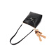 
One-shoulder crossbody bag new simple bucket bag elegant cute little bear hanging decoration large capacity bag female black 9421A1391W