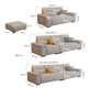 Jianxin cotton and linen sofa living room 2025 new small apartment removable and washable modern simple fabric sofa 936
