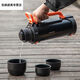 STRAPE DE VERROUILLES MICRO-FLAWS TROIS QUIHU Voyage extérieur portable Isolation large Kettle Extra Large Thermal Cup LHC1478 LHC1478 Black Orange Handle-2L Micro-Flaws avec corde no