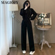 Magiopy International Luxury High-End Brand Spring 2025 New European High-Ald Fashion Fashion Set Black Black Black Black Set S (100Jin [Jin equivale a 0.5 kg])