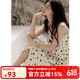 本尼熊贝妍【明星同款】睡衣女夏季开衫短袖家居服甜美少女莫代尔棉套装 S4882 睡裙 XL （身高170，体重120-150左右）