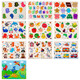 Kinder Holz digitaler Buchstaben Tierverkehrslernen kognitiver Puzzle -Puzzle -Board Kinder Handschützer Spielzeug Großhandel Gemüsepaarung Board XM