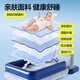 Xianniao Auto-montiertes Babybett Hochgeschwindigkeitsschiene Baby Schlafartefakt Kinderauto Langstrecken Tragbare aufblasbare Matratzenhandbuch aufblasbar [einstellbare Länge/Höhe + erhöhte Leitplanke + Fußpfeiler] Sitz von Luftfahrzeugen zweiter Klasse mit Kindern, die die Ruhebett-Schlafmatte falten