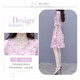 OLJ Robe de marque haut de gamme pour femmes 2025 Été Nouveau tempérament mince petite jupe florale rose 2xl