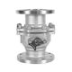 
304 stainless steel high temperature flange ball valve Q41F16P316L steam flange ball valve DN506580100 304DN15250 degree length 130