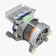 Adecuado para accesorios para lavadoras Haier XQG50-B10866 BK9866 B12866 Conductor del motor del convertidor de frecuencia No. 7 ASCO 133C Conjunto del motor (desmontado)
