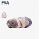 Fila Fila Children's Shoes Sandals 2025 Summer New Girls Breathable Flashing Velcro Sneakers Romantic Purple/Gray Smoked Purple-OL 29