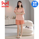 
Catman (MiiOW) [Chinese Valentine's Gift] Pajamas for women pure cotton summer short-sleeved shorts pullover thin style for wear outside comfort and casual home Z9855 main picture model M [Suggested 80-100Jin [Jin equals 0.5 kg] wear]