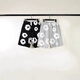Jingpufei sudadera estampada europea y estadounidense Y2K Hip-Hop Street Men and Women Hound Exbover 3294 Pink M