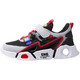 Semir Semir Kinder-Laufschuhe Kinderschuhe Frühling und Sommer atmungsaktives Mesh Sports Schuhe Mid-Large Children Hollow Summer Single 3897 Doppelgitter atmungsaktives Schwarz und Rot 27 _27 Size_inner Länge 17cm