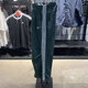 阿迪达斯 （adidas）三叶草运动裤男裤夏季新款健身裤子透气休闲裤三条纹直筒裤长裤 jw9896 均码 m