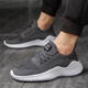 Pei Ke Wide FoT Fat Foot Sports Herren Schuhe Großgröße Casual Schuhe 45 46 47 Herbst und Winter Soft Sohle 48 plus Samt -Männerschuhe 9888 Schwarz 39