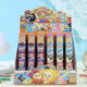 Chendu Eggs Party New Blind Box Stift kreativer Cartoon niedliche Ins High-Precision Press Neutral Stift Schnell trockenes schwarzes Wasser X-6189 Naruto Blind Box Stift zufällig 6 x Single